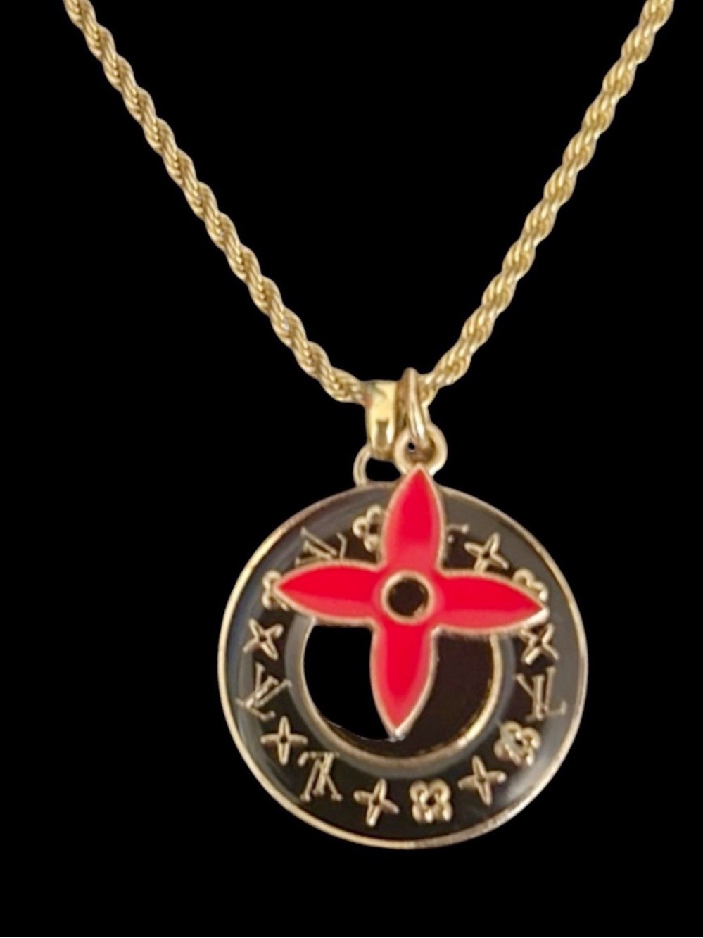 Authentic Louis Vuitton Star Blossom M Star Necklace
